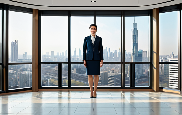 고단백 저지방 식단의 칼로리 계산하기 - **

"A professional businesswoman in a modest, tailored business suit, standing confidently in a mod...