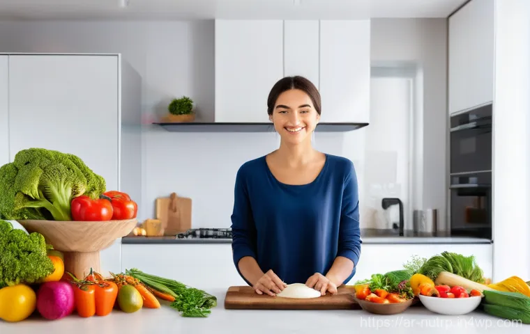 고단백 저지방 식단과 정신적 집중력 - **Sustained Energy and Productive Day:** A vibrant, dynamic image showcasing a person, of Arab backg...