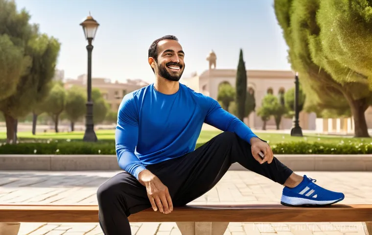 고단백 저지방 식단을 위한 자가 진단법 - **Prompt:** A vibrant outdoor market (souk) scene, bustling with local Arab families. In the foregro...