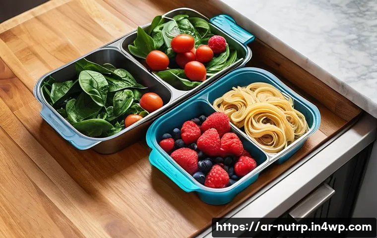 고단백 저지방 식단의 철저한 계획 세우기 - **Prompt 1: The Art of Healthy Meal Planning and Preparation**
"A bright, clean kitchen bathed i...